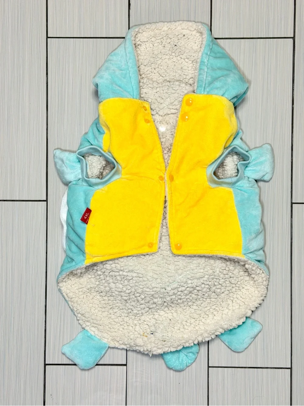 Pokémon Squirtle Plush Dog Pet Halloween Costume Hoodie – Size 4XL (Asian Size)